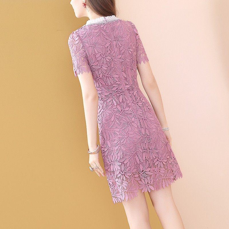 spring clothes Hollow Pink Lace Popular skirt Pink 2XL spring and autumn Mid length version 2019 newin the Play mode/Anime/Periphery/cos/Board games , Cosplay Apparel/Props/Service , Cosplay Women category - from Buy2taobao.com to provide professional Taobao agent buy service