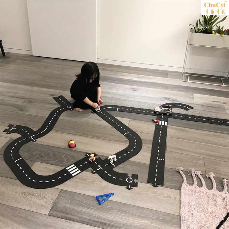 ins風公路汽車軌道模型拼圖兒童DIY益智玩具任意拼接組合攝在類目 玩具/童車/益智/積木/模型, 戶外運動/休閒/傳統玩具, 其他戶外休閒玩具中 - 來自Buy2taobao.com提供專業的淘寶代購服務