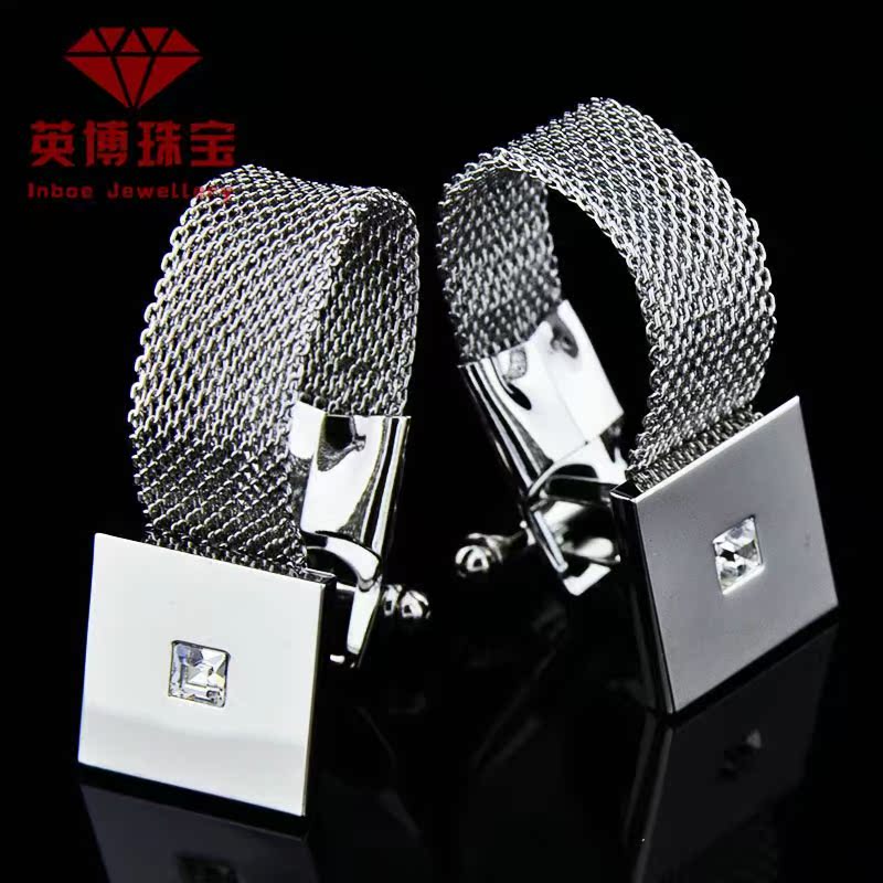 Cufflinks 电镀14K金色袖扣水晶法式衬衫袖口扣袖钉男士链式|ruв категории Аксессуары, запонки - от Buy2taobao.com для оказания профессиональной услуги покупки агента Taobao