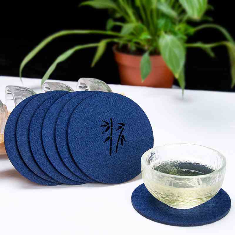 teacup Cushion Kung Fu Tea Insulation pad Tea ceremony household felt Lvkong water uptake non-slip Coaster tea set partsin the Tableware , Cup/Cups/Kettle , Coaster category - from Buy2taobao.com to provide professional Taobao agent buy service