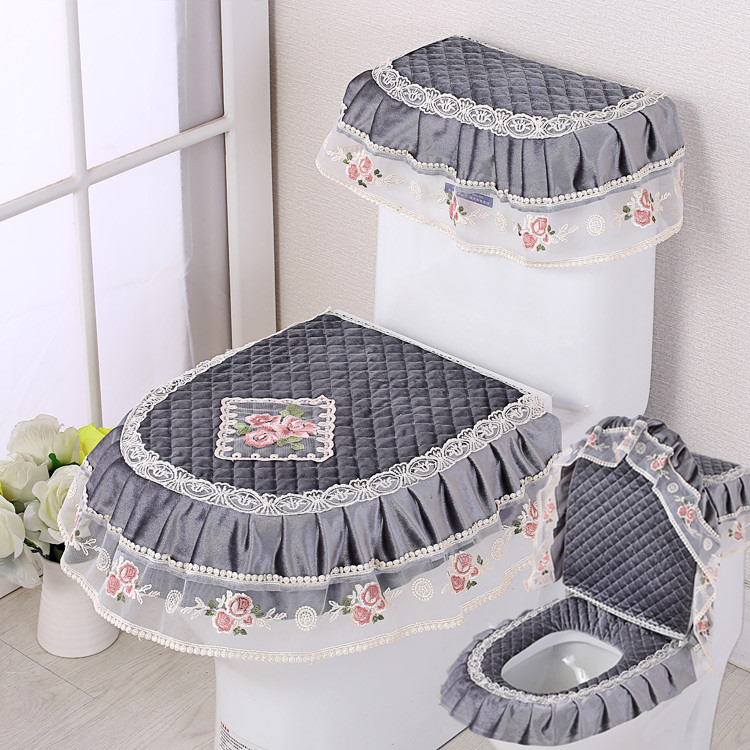 Toilet mat Potty sets Three-piece Suite Korean Edition European style fashion household TOILET Zip Toilet seat currencyin the Family/Personal Cleaning Tools , Sanitary appliances/Bathroom accessories , Toilet sets/Toilet seat category - from Buy2taobao.com to provide professional Taobao agent buy service