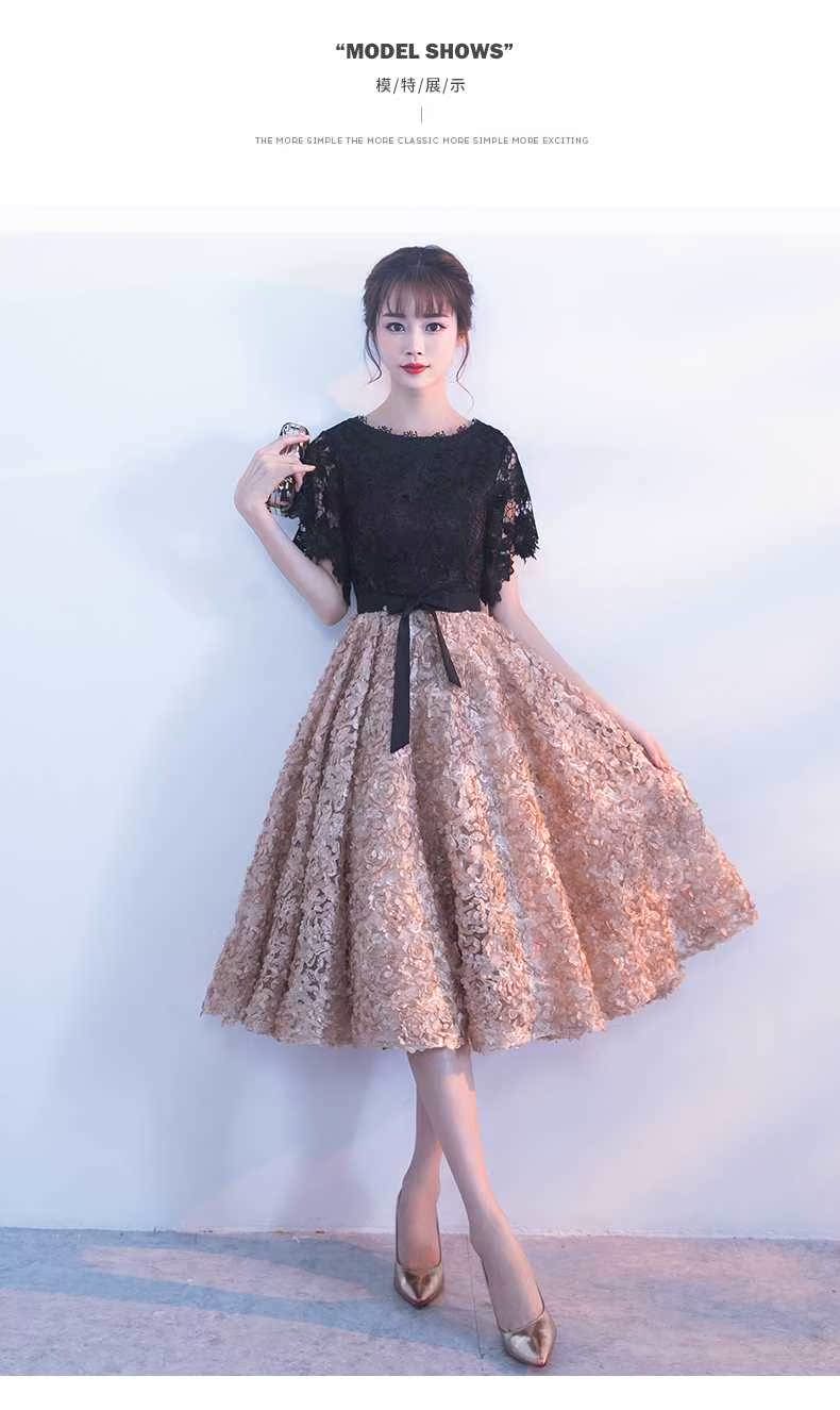 Evening dress 2019 student Spring banquet birthday party Annual meeting Host Mid length version new pattern Show thinin the Women's clothing/Boutique , Wedding/Cheongsam/Formal dress , Formal dress/Evening category - from Buy2taobao.com to provide professional Taobao agent buy service