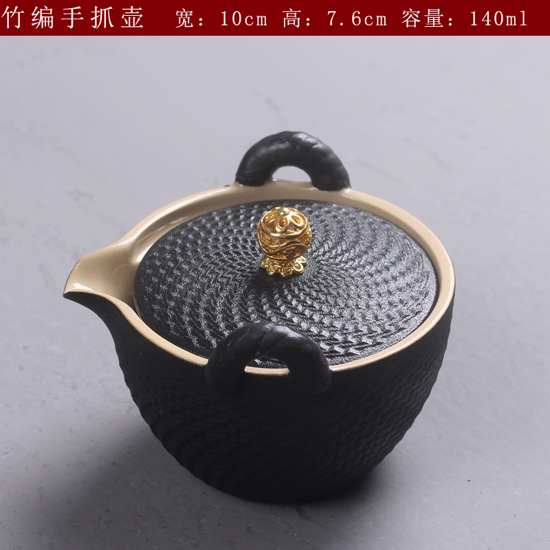 盖碗防烫茶壶过滤网日式快客杯功夫茶具粗陶黑陶手抓壶泡茶碗陶瓷在类目 餐饮具, 茶具, 盖碗中 - 来自Buy2taobao.com提供专业的淘宝代购服务