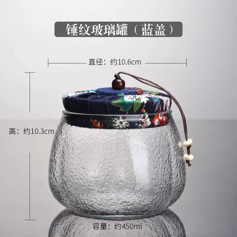 Tea pot indigo plant Tea pot Glass Canister household Packaging box Tea Container Empty Box scented teain the Tableware , Tea set , Tea caddy category - from Buy2taobao.com to provide professional Taobao agent buy service