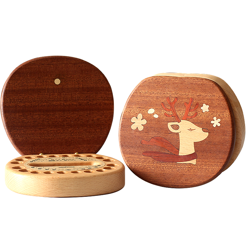 woodpapa Fawn Deciduous box boy girl Deciduous box children Tooth Collection boxes baby Swap Toothin the Toy/Childs/Puzzle/Building block/Model , Other Toys category - from Buy2taobao.com to provide professional Taobao agent buy service