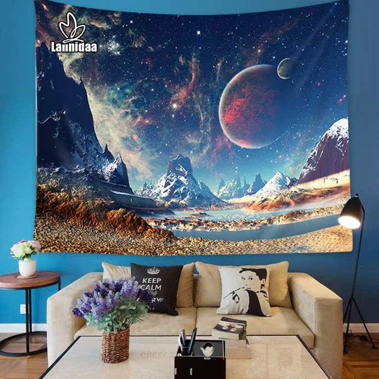 INS北欧星际宇宙挂毯学院宿舍墙挂布遮灰遮光背景布床头装饰壁毯在类目 居家布艺, 挂毯/壁毯中 - 来自Buy2taobao.com提供专业的淘宝代购服务