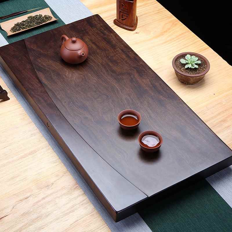 整块黑檀木茶盘 长方形实木简约小茶台 乌金石家用茶海功夫茶具|msdalam kategori pinggan mangkuk, set teh, dulang teh - dari Buy2taobao.com untuk memberikan perkhidmatan ejen Taobao profesional membeli