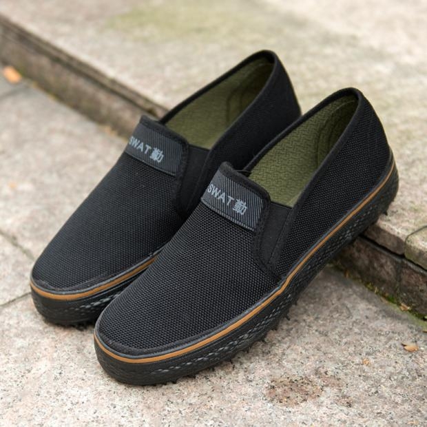construction site protective shoes A pedal liberate Camouflage shoes Rubber shoes Work shoes ventilation wear-resisting man Cloth shoesin the Men's Shoes, Canvas shoes category - from Buy2taobao.com to provide professional Taobao agent buy service