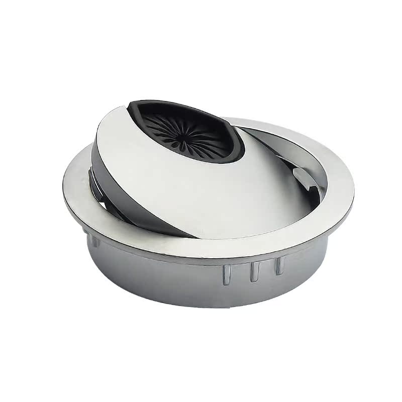 电脑办公桌穿线孔盖板圆形线孔洞盖50mm60mm开孔书桌面金属穿线盒|msdalam kategori bahan binaan asas, Home Hardware, Furniture Hardware, Line penutup lubang - dari Buy2taobao.com untuk memberikan perkhidmatan ejen Taobao profesional membeli