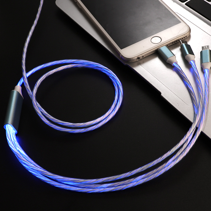 Streamer data line Trine Seventeen Apple Charging line horse race lamp luminescence Android Flowing water typec Oki Electric Cablein the 3C Digital Accessories, Cell Phone Accessories , Phone line category - from Buy2taobao.com to provide professional Taobao agent buy service