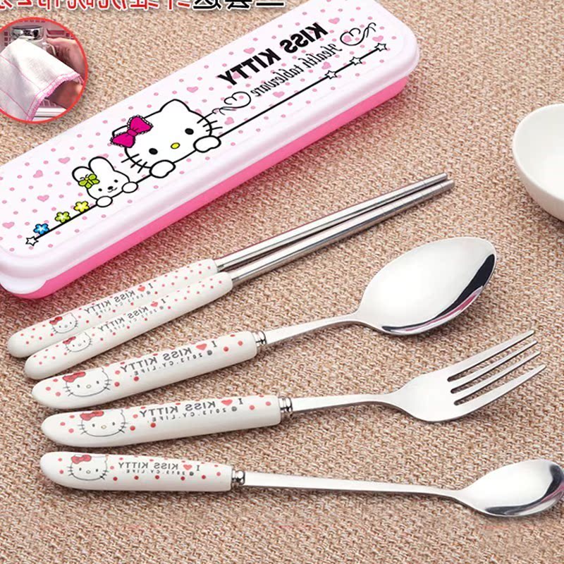 travel kindergarten Korean Edition tableware suit Healthy student adult convenient Three chopsticks children Dinein the Tableware , Tableware , Fork/Spoon/Chopsticks set category - from Buy2taobao.com to provide professional Taobao agent buy service