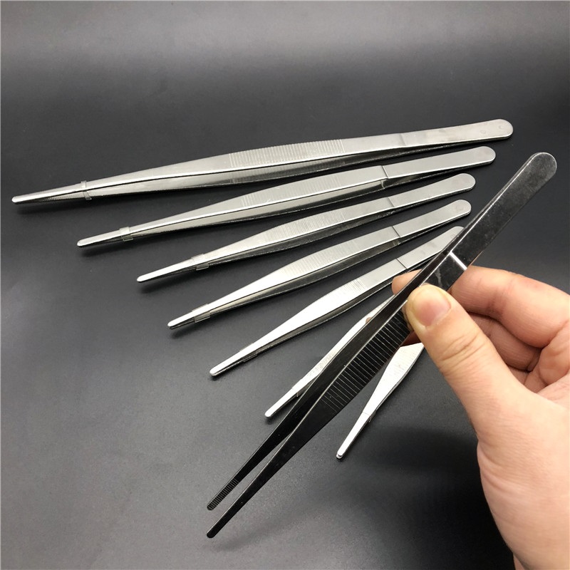 不锈钢镊子加厚圆头直头有齿防滑钳家用夹 多肉敷料水草12.5-30cm|ruв категории домашний ткань, швейная diy материалов, инструментов и готовой продукции, пинцет - от Buy2taobao.com для оказания профессиональной услуги покупки агента Taobao