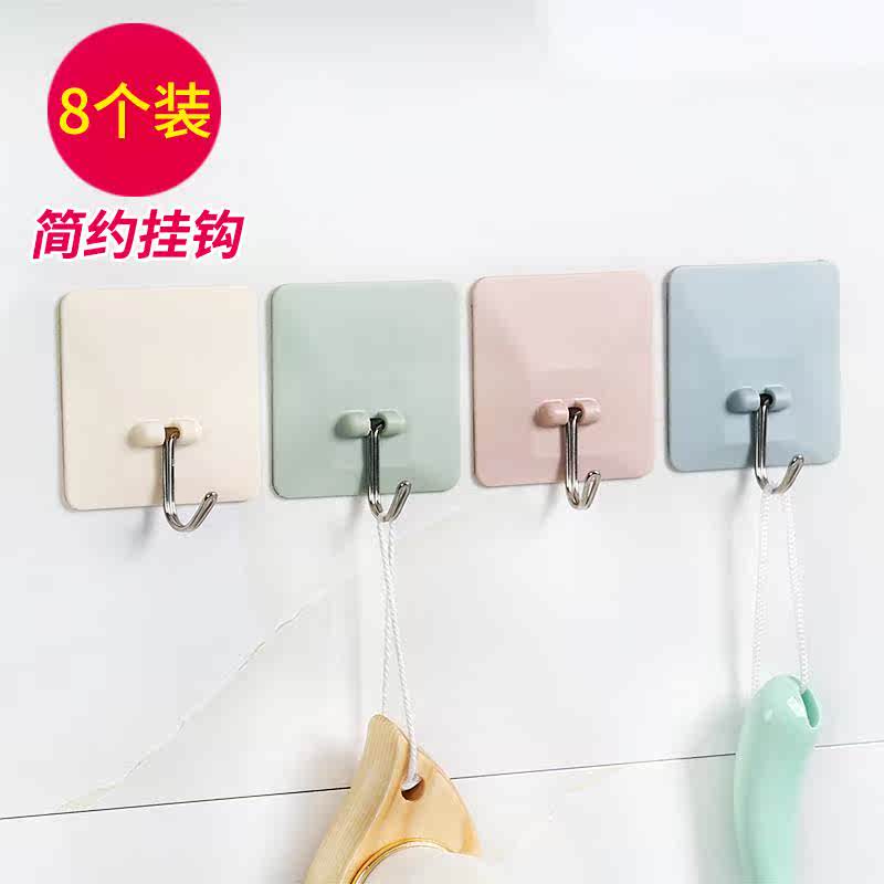 强力承重粘胶挂钩浴室免打孔挂衣架门后挂勾厨房吸盘墙壁无痕壁挂在类目 收纳整理, 家庭整理用具, 挂钩/粘钩中 - 来自Buy2taobao.com提供专业的淘宝代购服务
