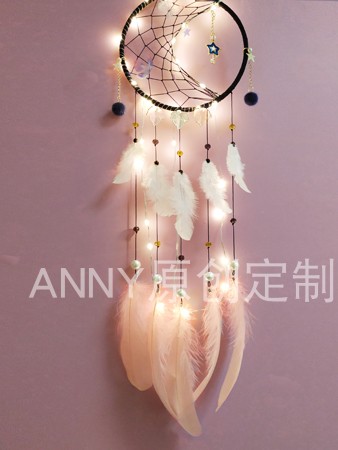 y材料铃宿舍卧室墙面复古森星星织捕梦网di饰女闺蜜新年礼物灯在类目 家居饰品, 创意饰品, 空中吊饰中 - 来自Buy2taobao.com提供专业的淘宝代购服务