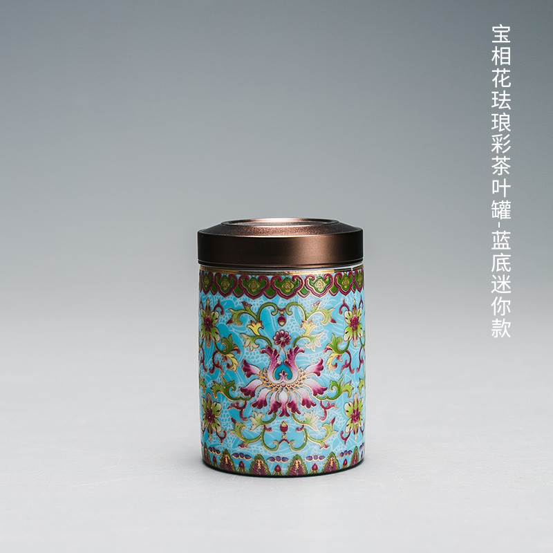 容山堂珐琅彩绘陶瓷茶叶罐存储盖密封罐包装物桶大小旅行茶具金属在类目 餐饮具, 茶具, 茶叶罐中 - 来自Buy2taobao.com提供专业的淘宝代购服务