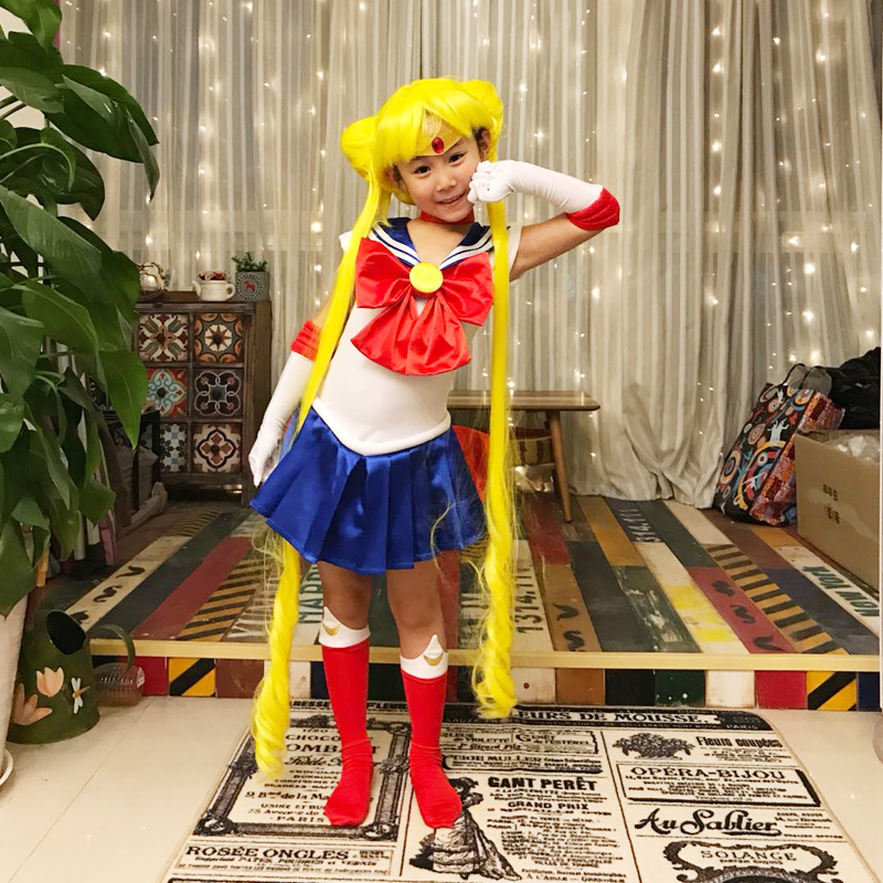 美少女战士月野兔水冰月cos服假发服装儿童动漫cos全套在类目 模玩/动漫/周边/cos/桌游, Cosplay服饰/道具/服务, Cosplay女装中 - 来自Buy2taobao.com提供专业的淘宝代购服务