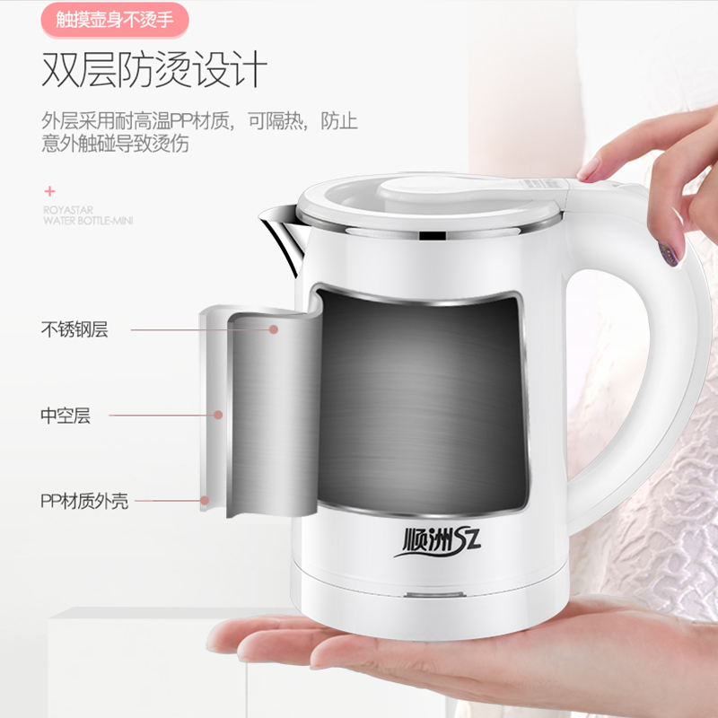 Japan small-scale power capacity household fold travel A business travel dormitory Mini electrothermal kettle Boiling waterin the Kitchen Appliances , Electric kettle category - from Buy2taobao.com to provide professional Taobao agent buy service