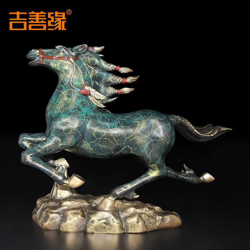 工厂纯铜彩风驰战马摆件客厅办公室铜马装饰0471在类目 特色手工艺, 其他特色工艺品中 - 来自Buy2taobao.com提供专业的淘宝代购服务
