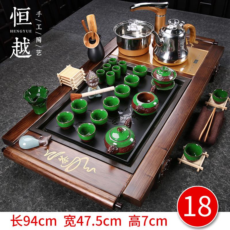 紫砂茶具套装一体全自动电热磁炉整套家用上水实木茶盘茶台|ruв категории посуда, чайный сервиз, чайный поднос - от Buy2taobao.com для оказания профессиональной услуги покупки агента Taobao