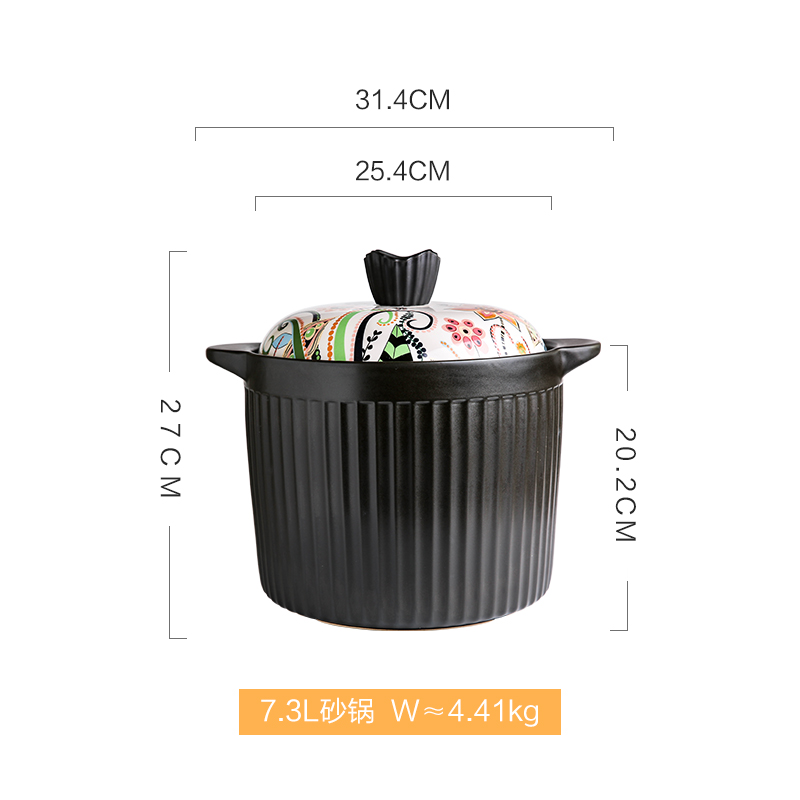 Flowers Ling Japanese Casserole Stew pot household High temperature resistance ceramics Soup pot Stew pot Soup Casserole gj-57in the Kitchen/Cooking utensils , Cooking utensils , Cookware/Pot/Kettle , Casserole/Kamameshi category - from Buy2taobao.com to provide professional Taobao agent buy service