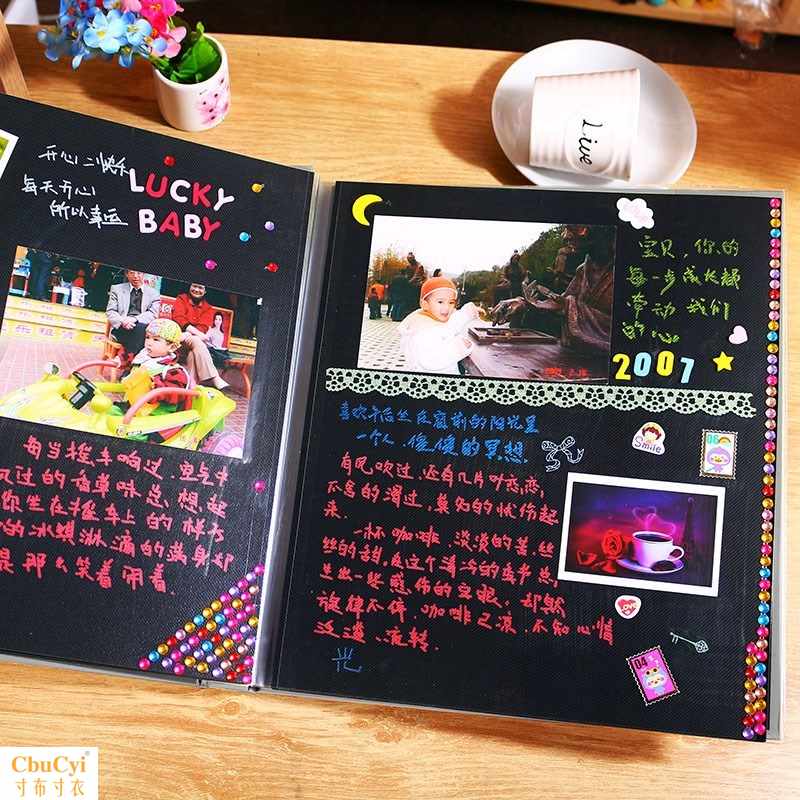 Can be attached Photo cover originality The album diy manual baby children write fashion autohesion gift personalityin the Festive supplies/Gift , Gift ideas , Albums/Album category - from Buy2taobao.com to provide professional Taobao agent buy service