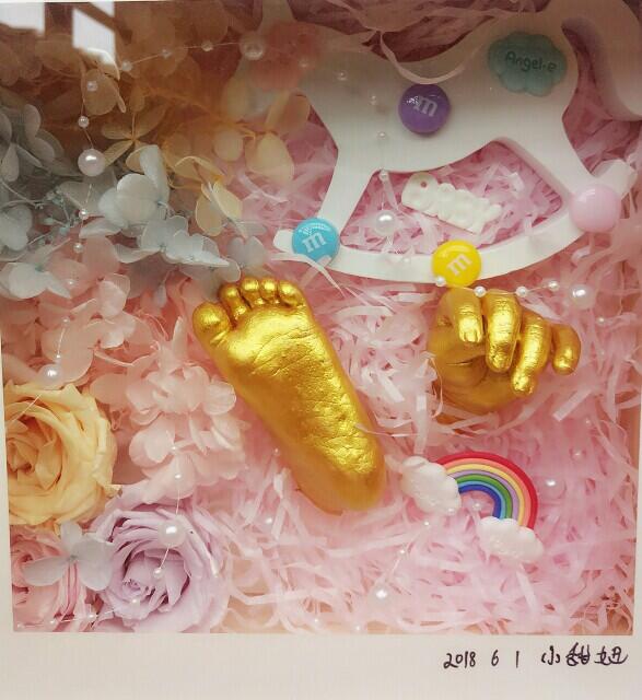 足印手脚印泥手模脚模新生婴儿宝宝3d立体手克隆粉满月百天纪念品在类目 玩具/童车/益智/积木/模型, 宝宝纪念品/个性产品, 手脚印中 - 来自Buy2taobao.com提供专业的淘宝代购服务