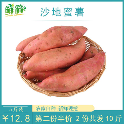 红薯新鲜板栗红薯软糯蜜薯农家小红香薯黄心地瓜紫薯山芋5斤番薯