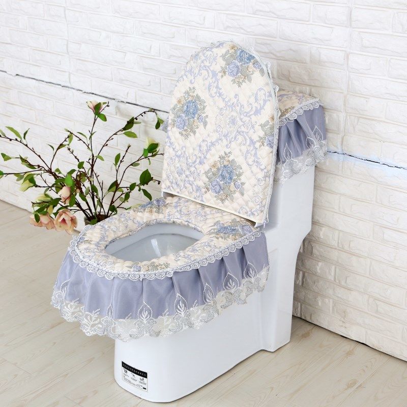 Fabric art Lace Potty pad suit Zip Toilet seat Potty pad keep warm Four seasons currency Toilet mat Threein the Family/Personal Cleaning Tools , Sanitary appliances/Bathroom accessories , Toilet sets/Toilet seat category - from Buy2taobao.com to provide professional Taobao agent buy service