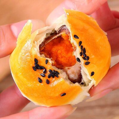 仁合坊海鸭蛋黄酥雪媚娘红豆莲蓉紫薯零食糕点心休闲零食礼盒装