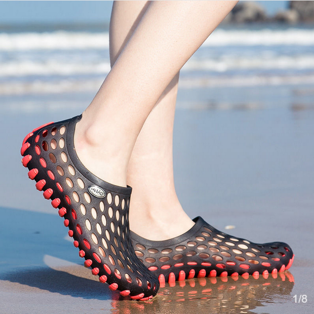 slipper summer Crocs Garden shoes ventilation lovers Beach shoes non-slip student Plastic Male net Sandalsin the Men's Shoes, Sandals category - from Buy2taobao.com to provide professional Taobao agent buy service