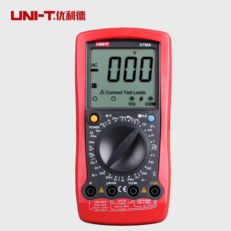 Youlide UT58A digital display A multimeter household number multi-function Voltage ammeter Capacitance range temperature UT5in the Hardware/Tool , Instrumentation , Multimeter category - from Buy2taobao.com to provide professional Taobao agent buy service