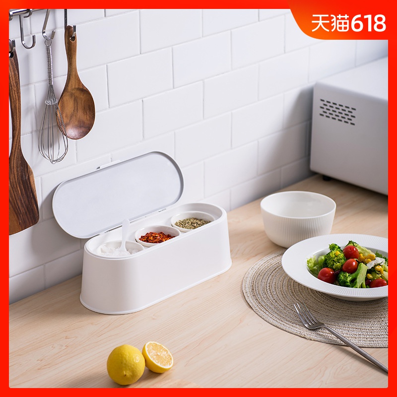 调料盒陶瓷调味罐套装盐罐家用调料罐厨房用品佐料味精盐糖调味盒|ruв категории кухня/посуда, кухонный Гаджет/кухня хранения, тарного хранения/кухня хранения посуды, приправы бутылки - от Buy2taobao.com для оказания профессиональной услуги покупки агента Taobao