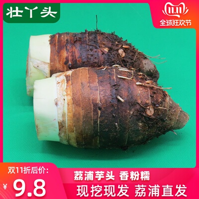 整箱3斤广西荔浦芋头槟榔芋头新鲜小香芋正宗农家桂林特产免邮
