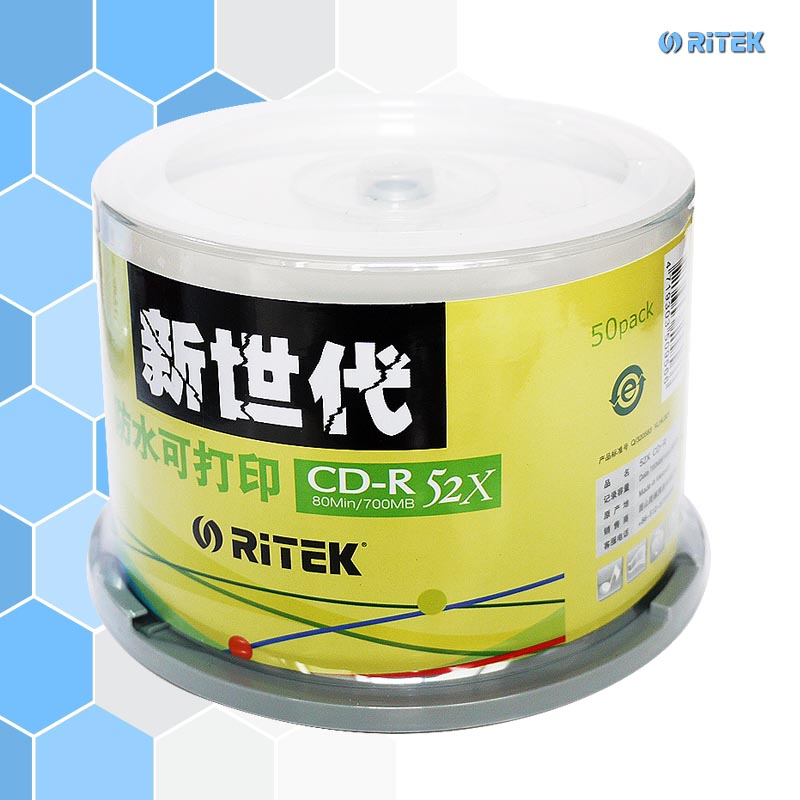 铼德 防水CD-R可打印光盘 CD光盘 50片桶装空白刻录盘在类目 办公设备/耗材/相关服务, 磁盘刻录存储类, 刻录盘中 - 来自Buy2taobao.com提供专业的淘宝代购服务