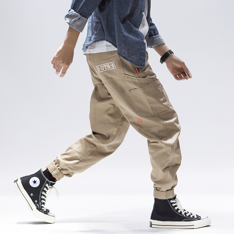 Spring and summer solar system Youth Self cultivation Casual pants Easy Chaopai Overalls Korean Edition Feet Ankle banded pants Haren pantsin the Men's clothing, Casual pants category - from Buy2taobao.com to provide professional Taobao agent buy service
