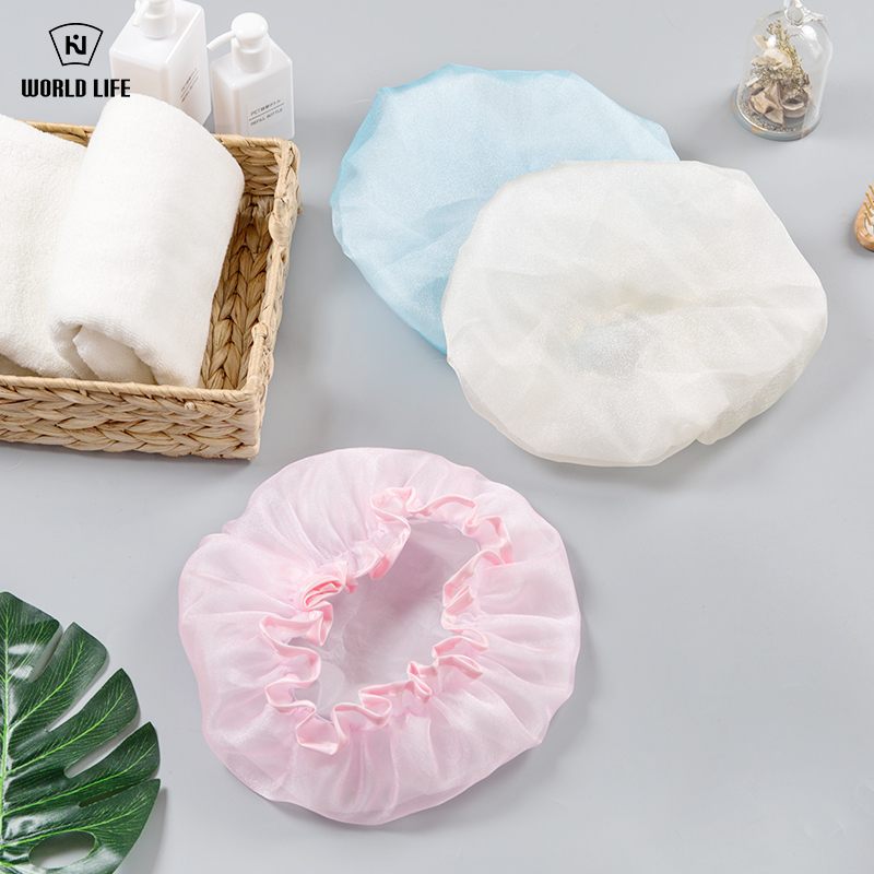 Japan Shower cap waterproof shower kitchen Hat dustproof Lampblack Headgear Wash hair Bathing cap thickening adult Female modelsin the Family/Personal Cleaning Tools , Personal care cleaning appliances , Shower cap category - from Buy2taobao.com to provide professional Taobao agent buy service