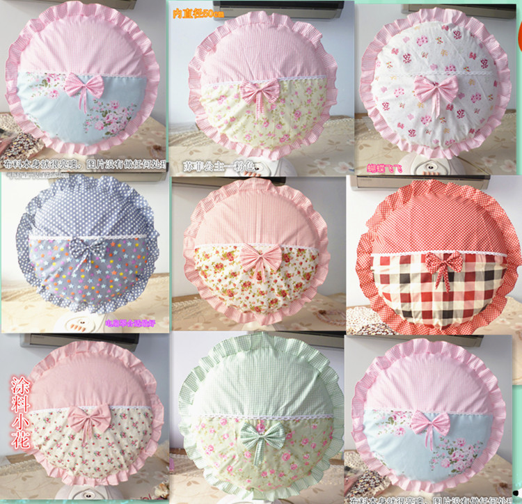Fabric art Countryside Fan cover circular Electric heating fan to ground Fans set dust cover childrenin the Storage consolidation , Household appliances dust , Electric fan/Fan Dust category - from Buy2taobao.com to provide professional Taobao agent buy service