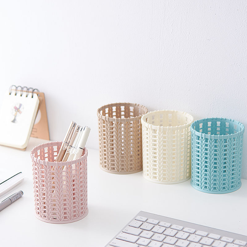 originality Imitation rattan Plastic pen container multi-function Simplicity Hollow student desktop storage box to work in an office Stationery Pen barrelin the Storage consolidation , Home Storage appliances , Storage tank , Pen case category - from Buy2taobao.com to provide professional Taobao agent buy service