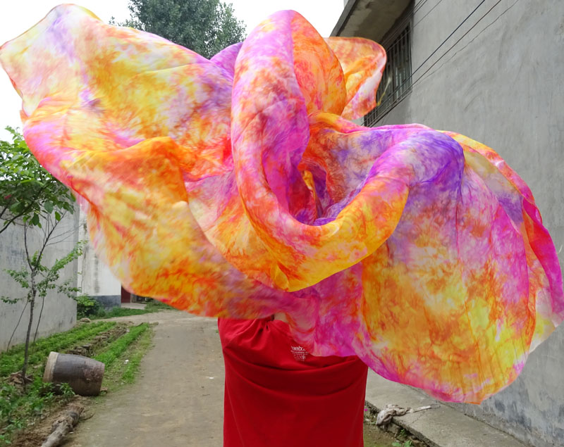 肚皮舞纱巾真丝纯手工个性扎染手抛纱演出练习手抛纱纯桑蚕丝纱巾|msdalam kategori sukan/Yoga/kecergasan/bekalan peminat, Dance/Aerobik/Gymnastics, tarian perut, aksesori tarian gelek - dari Buy2taobao.com untuk memberikan perkhidmatan ejen Taobao profesional membeli