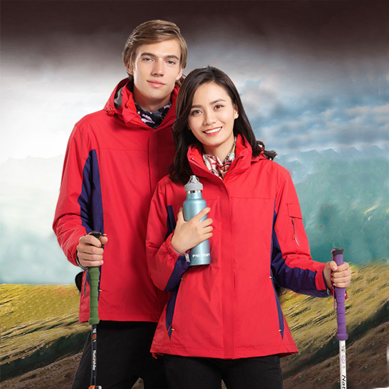 新款户外男女情侣款冲锋衣加厚抓绒两件外套三合一潮牌保暖登山服在类目 户外/登山/野营/旅行用品, 户外服装, 冲锋衣裤, 冲锋衣中 - 来自Buy2taobao.com提供专业的淘宝代购服务