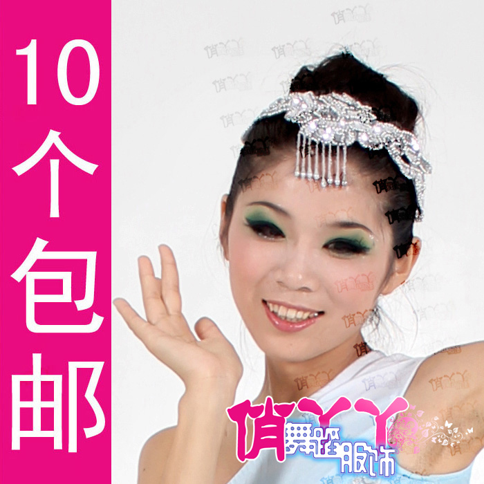 Long sequined flowers/India Fairy costume Dance headdress Flower stage Flower tassels Hair Zhu Huain the Women's clothing/Boutique , Costume/National costume/Stage costumes , National costume/Costumes category - from Buy2taobao.com to provide professional Taobao agent buy service