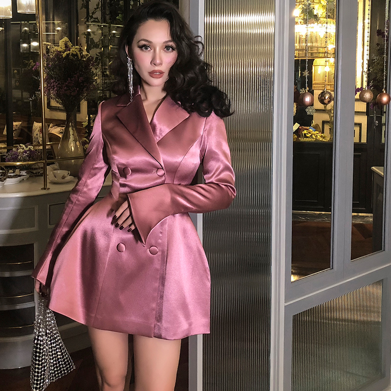 le palais vintage Original Retro Red bean powder Over the United States Thick satin Waist The skirt have more cash than can be accounted for suitin the Women's clothing/Boutique , Suit category - from Buy2taobao.com to provide professional Taobao agent buy service