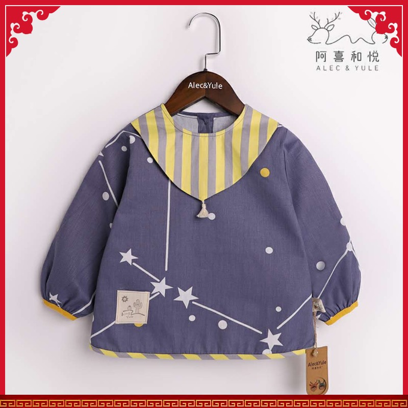 A hi Heyue Infants pure cotton Long sleeve Having dinner Burqa men and women baby waterproof Burqa Protective clothing Bibsin the Children/Baby/Family fitted , Anti-dressing/Overalls category - from Buy2taobao.com to provide professional Taobao agent buy service
