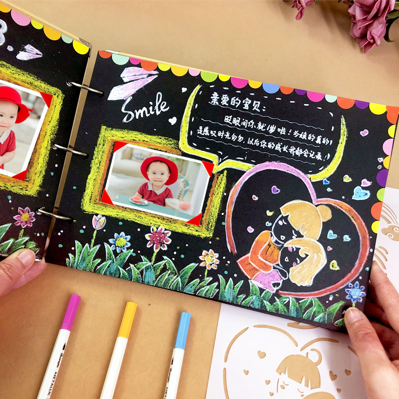 10 inch diy manual The album Paste baby children Photo Volume growth make originality gift Autograph bookin the Festive supplies/Gift , Gift ideas , Albums/Album category - from Buy2taobao.com to provide professional Taobao agent buy service