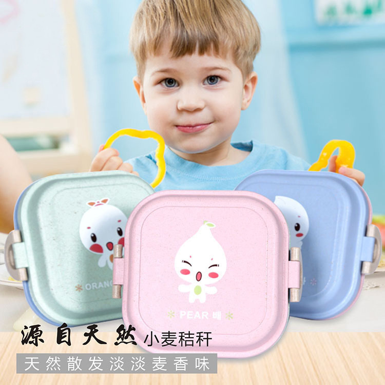 小麦秸秆餐具儿童便当盒 饭盒 双层卡通水果盒 稻壳保鲜盒在类目 餐饮具, 保鲜容器/保鲜器皿, 保鲜盒中 - 来自Buy2taobao.com提供专业的淘宝代购服务