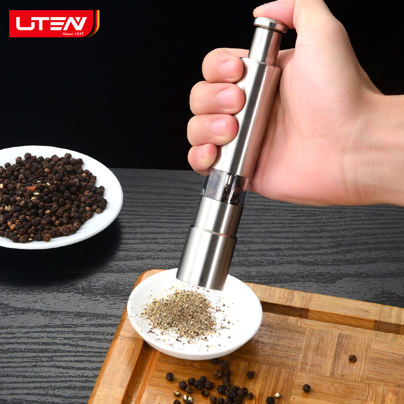 优腾不锈钢胡椒研磨器手动黑胡椒研磨器磨胡椒粉研磨器家用研磨瓶在类目 厨房/烹饪用具, 厨用小工具/厨房储物, 储物瓶罐/厨房储物器皿, 调味瓶罐中 - 来自Buy2taobao.com提供专业的淘宝代购服务