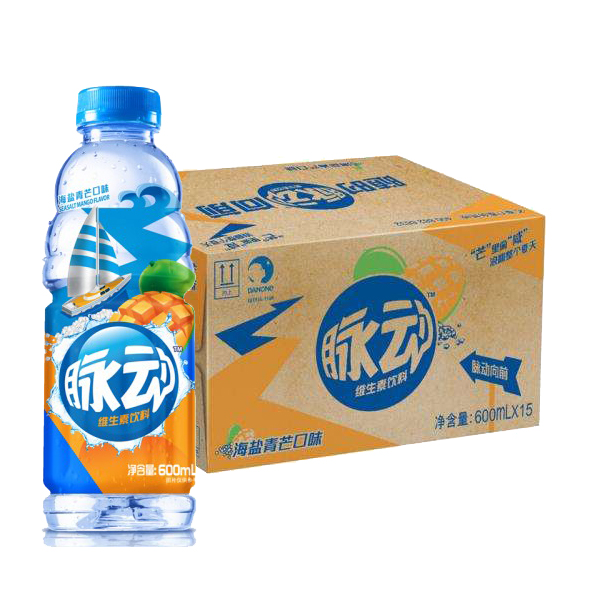 包邮 脉动海盐青芒果味运动饮料600ml *15瓶 整箱 Mizone 新日|ruв категории кофе/хлопья/напиток, напиток, функциональные напитки - от Buy2taobao.com для оказания профессиональной услуги покупки агента Taobao