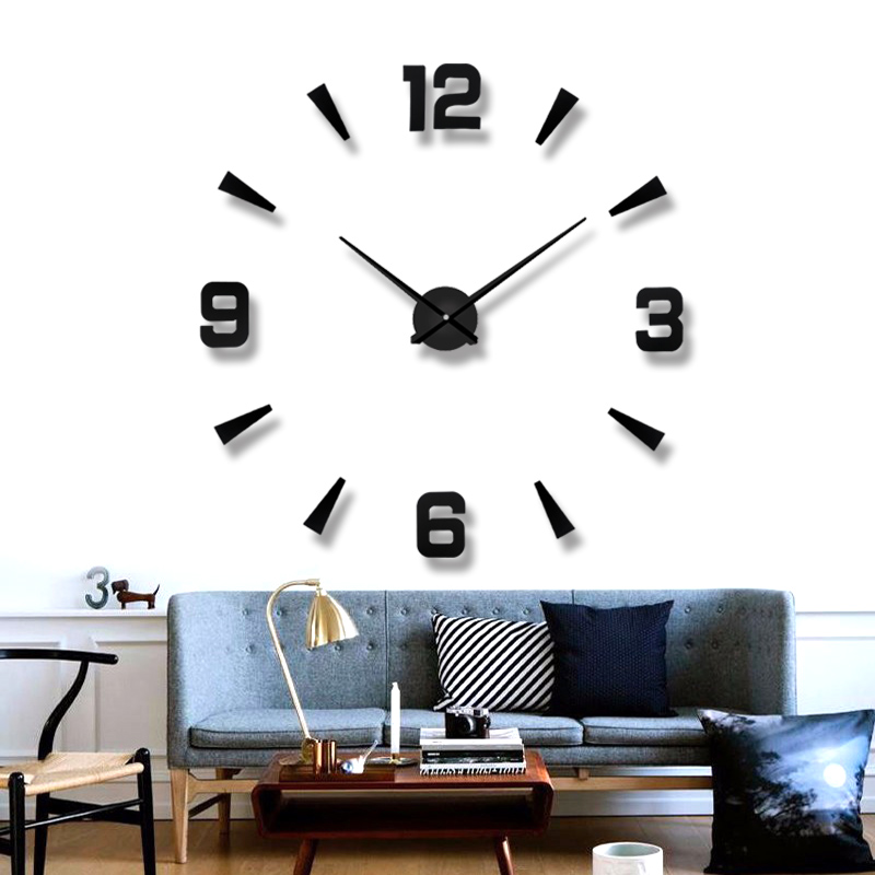 3D three-dimensional Simplicity Wall stickers clocks and watches modern Furnishings a living room fashion originality DIY Wall clock Wall stickers Wall clock clocks and watchesin the Home accessories , Home bell ornaments/Alarm Clock , Wall clock category - from Buy2taobao.com to provide professional Taobao agent buy service