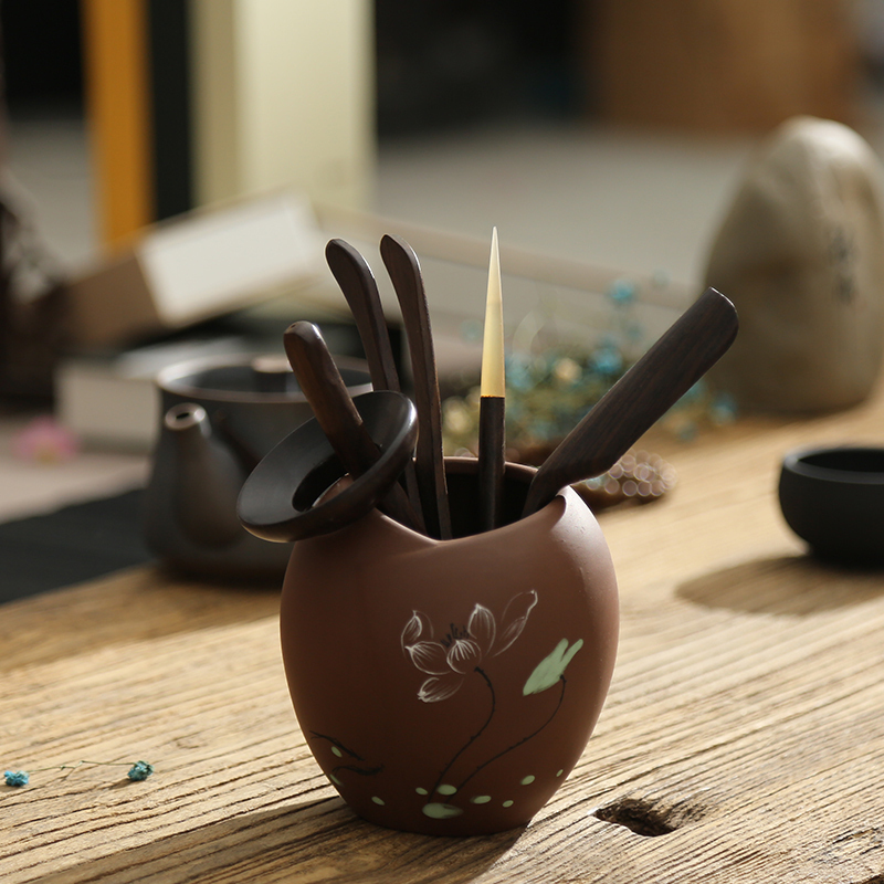 精品手绘紫砂陶黑檀木六君 功夫实木茶具整套茶道配件茶盘茶艺组在类目 餐饮具, 茶具, 茶道/零配中 - 来自Buy2taobao.com提供专业的淘宝代购服务