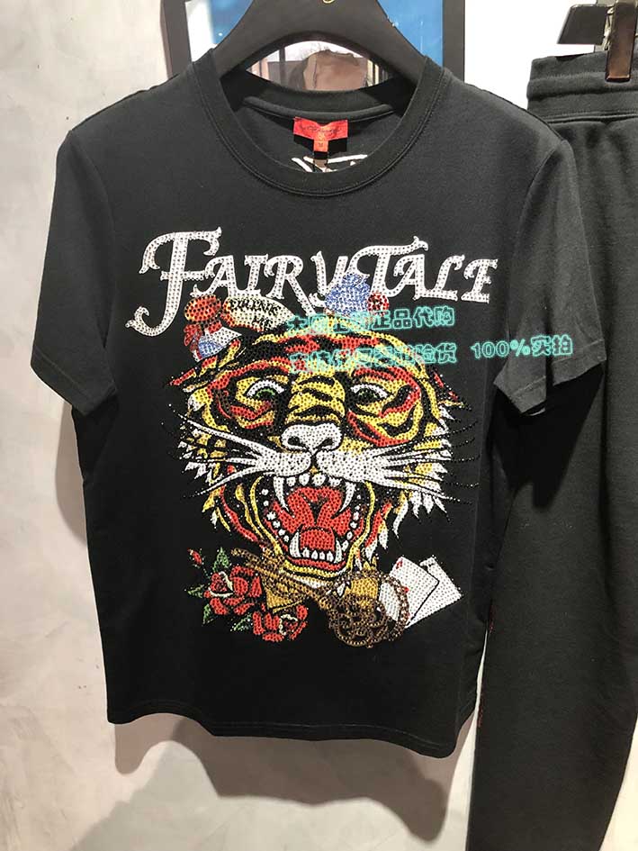 Circle Domestic Agency purchase Ed Hardy Men's Easy Diamond Short sleeved E13LAM102009in the Men's clothing, T-shirt category - from Buy2taobao.com to provide professional Taobao agent buy service